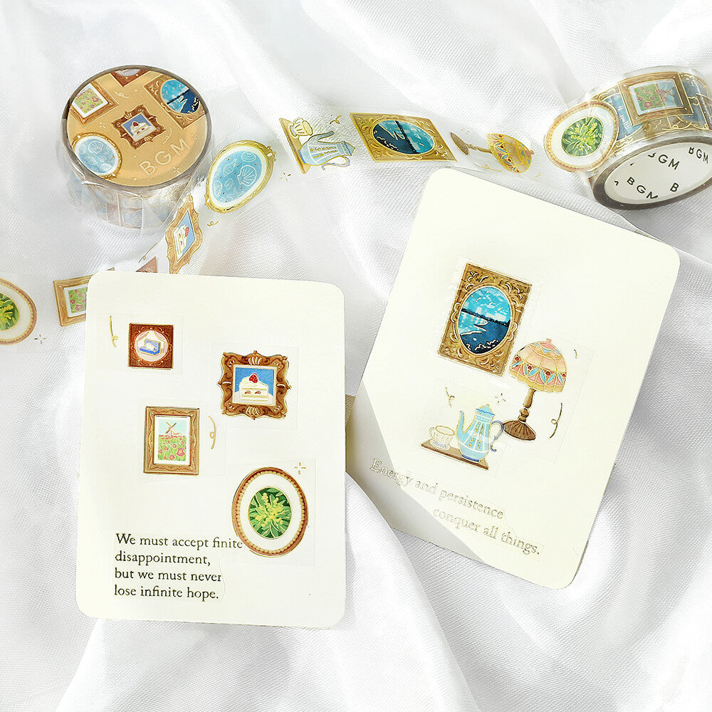 BGM Clear Tape - Decorative Paintings