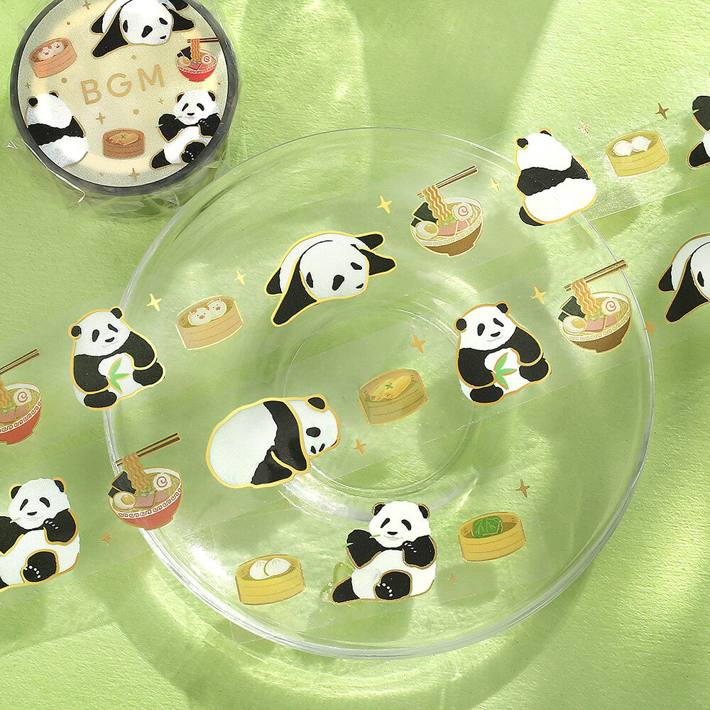 BGM Clear Tape - Panda & Chinese Food