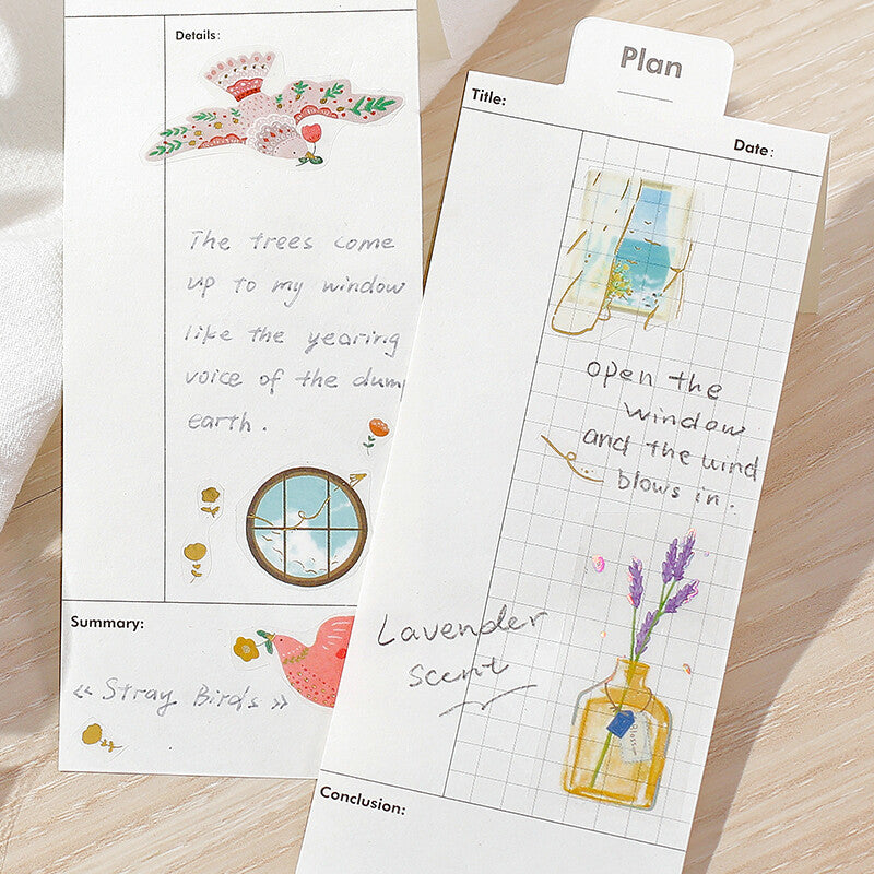 BGM Clear Tape - Single-Flower Vase