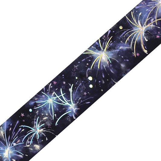 BGM Clear Tape - Summer Limited - Illustrated Sky - Fireworks
