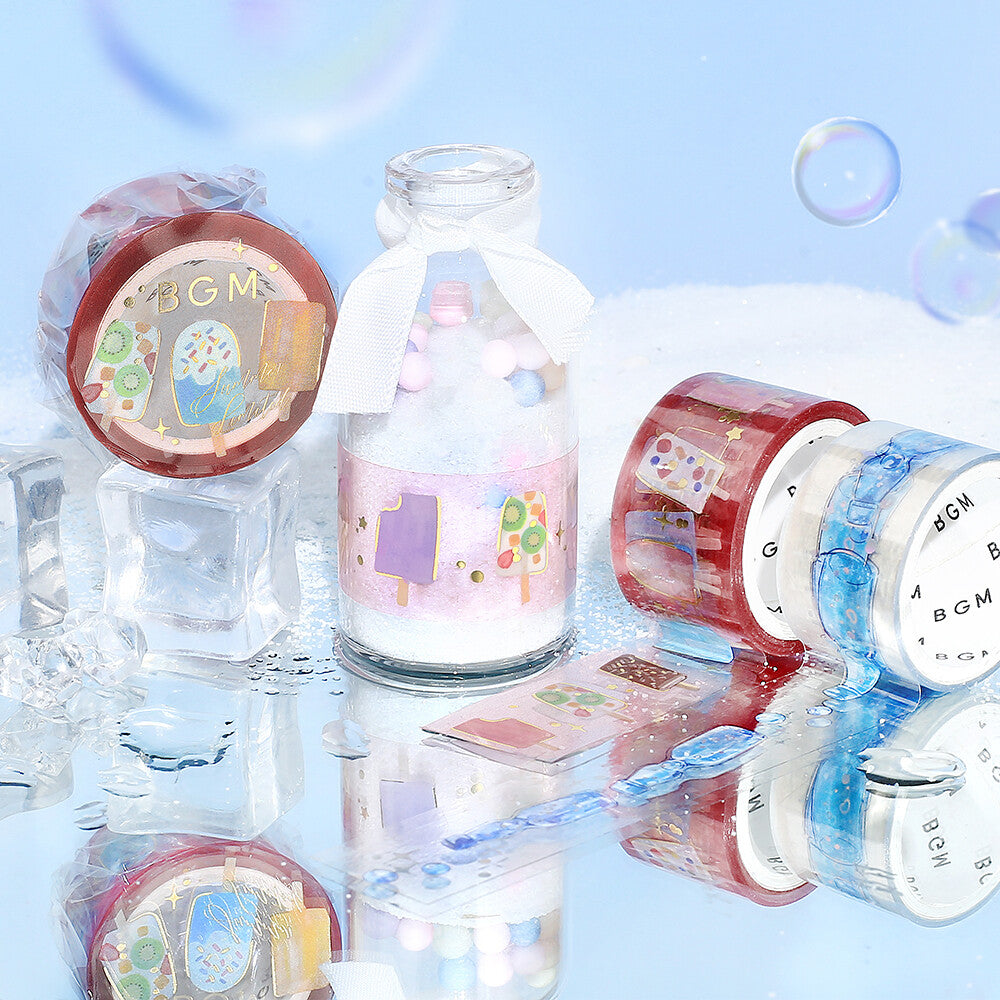 BGM Clear Tape - Summer Limited - Ramune Soda