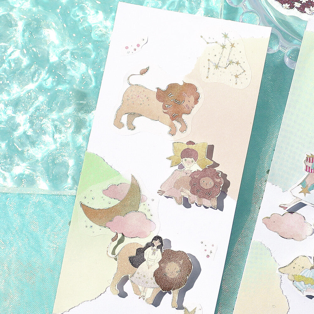 BGM Flake Stickers - Constellation Girls - Leo Virgo Libra
