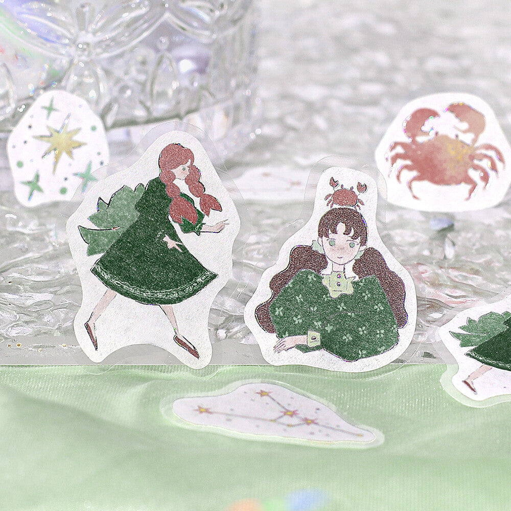 BGM Flake Stickers - Constellation Girls - Taurus Gemini Cancer