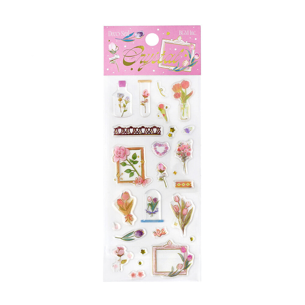 BGM Planner Stickers - Crystal Stickers - Garden
