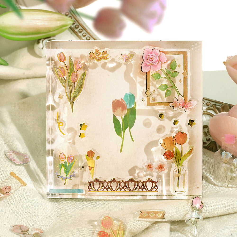 BGM Planner Stickers - Crystal Stickers - Garden