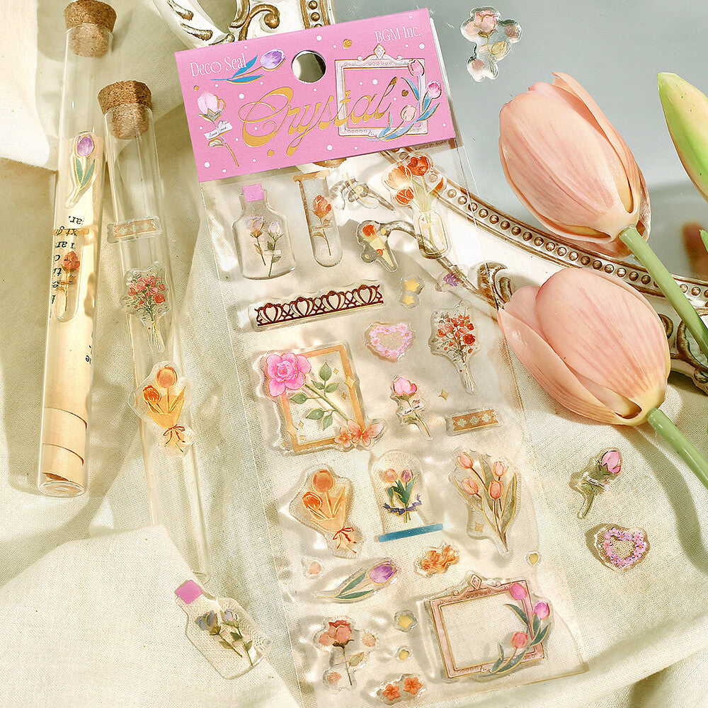 BGM Planner Stickers - Crystal Stickers - Garden