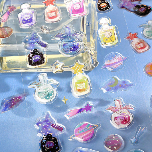 BGM Planner Stickers - Crystal Stickers - Planet Potions