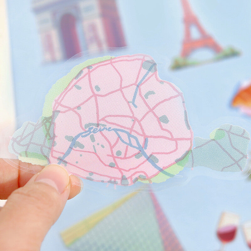 BGM - Clear Stickers - City Guide - Paris