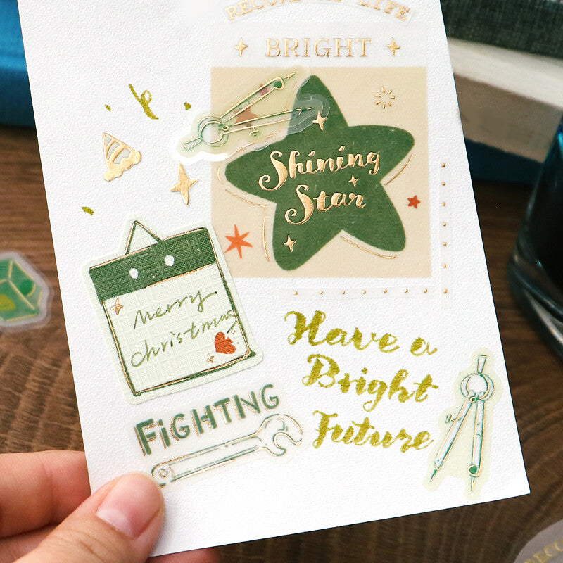 BGM - Clear Stickers - Holiday Store Tour - Stationery Store