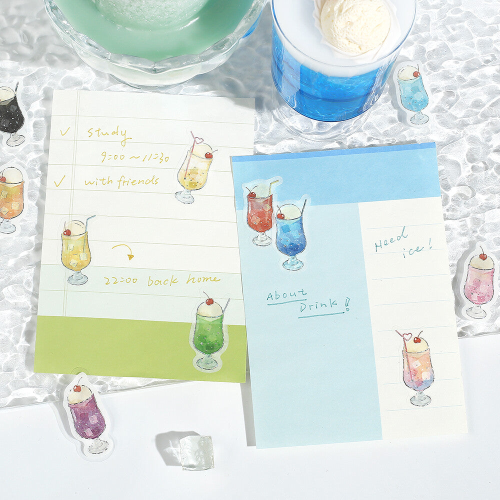 BGM Ippai Flake Stickers - Full of Cream Soda!