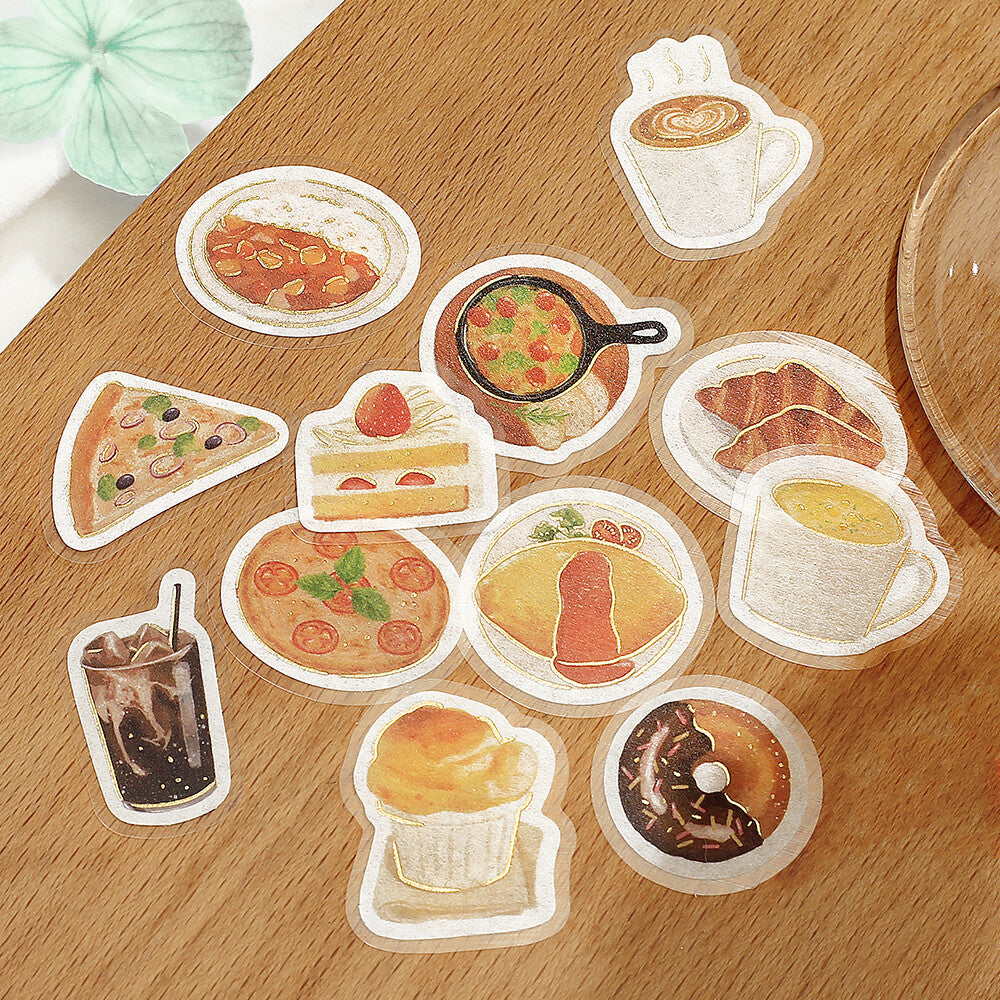 BGM Ippai Flake Stickers - Lots of Food!