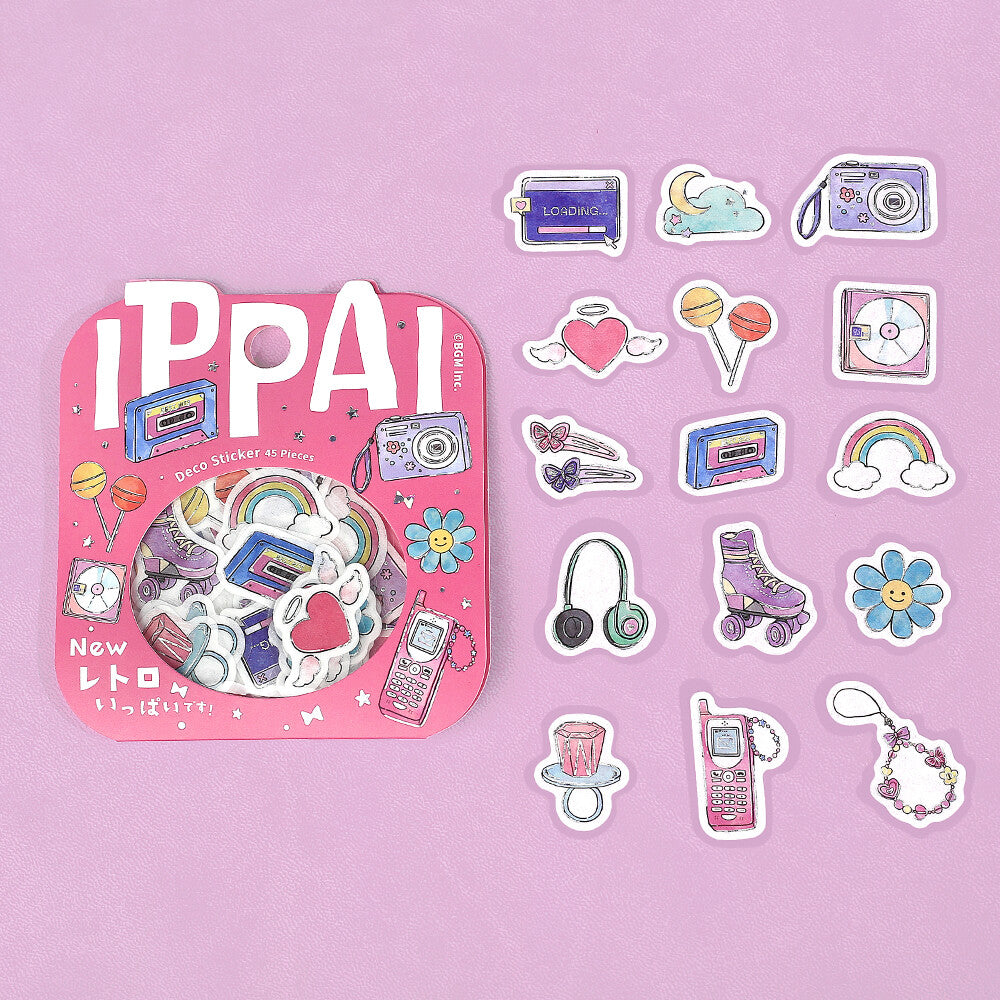 BGM Ippai Flake Stickers - Retro!
