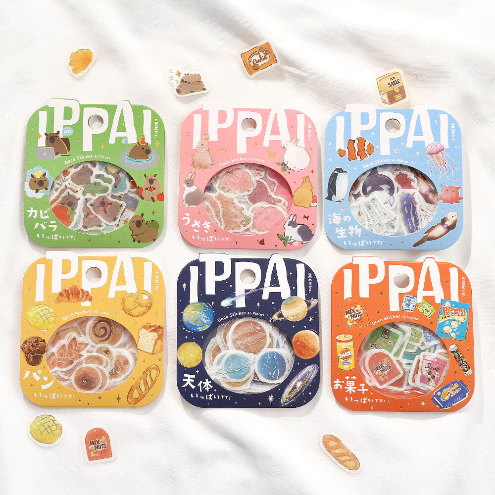 BGM Ippai Flake Stickers - Vol 2 - Capybaras All Over the Place!