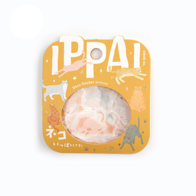 BGM Ippai Flake Stickers - Vol 1 - Full of Cats!