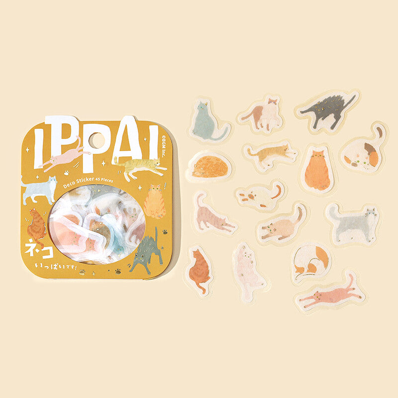 BGM Ippai Flake Stickers - Vol 1 - Full of Cats!