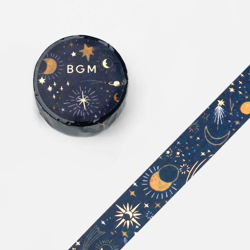 BGM Washi Tape - Life Series - On a Starry Night