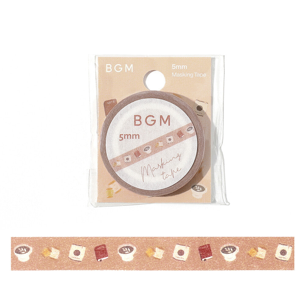 BGM Slim Washi Tape - Hobby Time