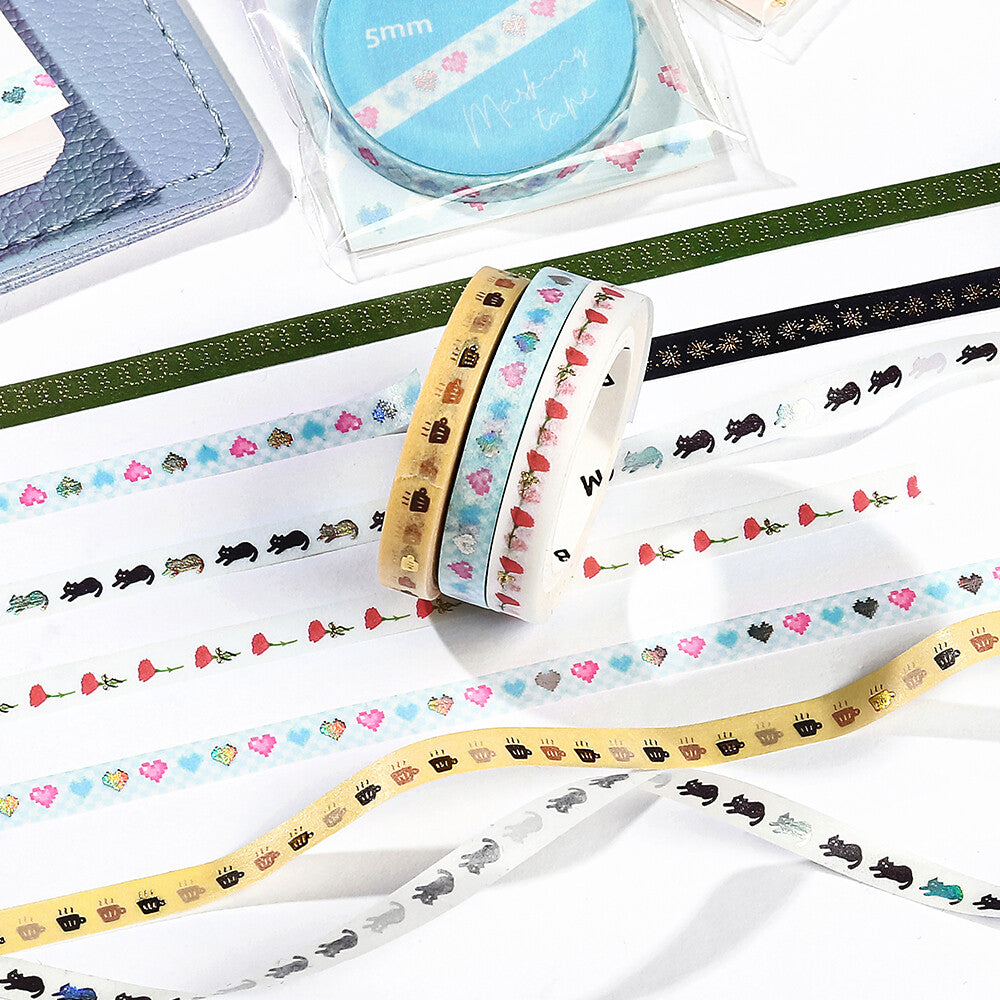 BGM Slim Washi Tape - Dokidoki