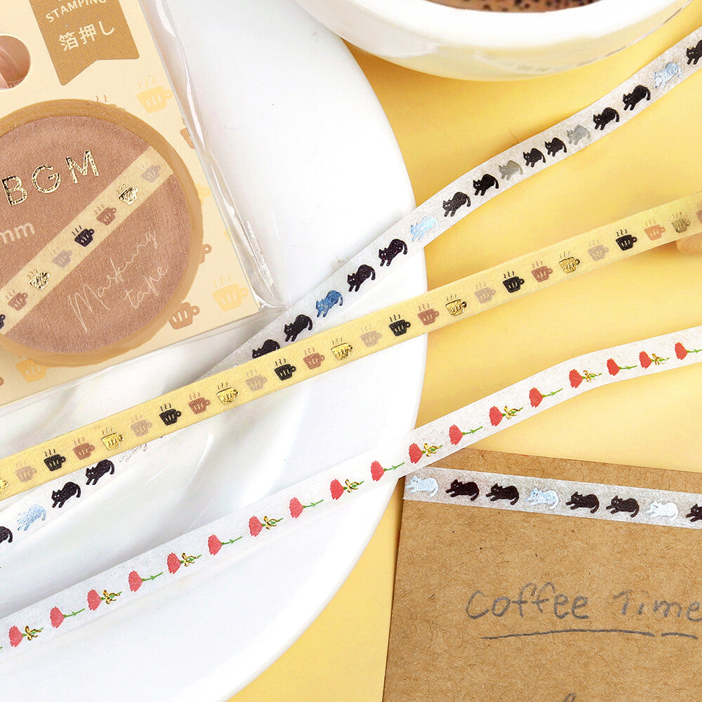 BGM Slim Washi Tape - Dokidoki