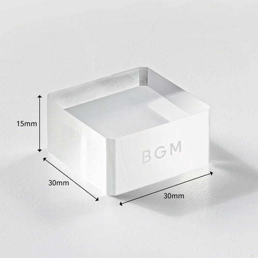 BGM - Clear Stamps - Small Acrylic Stamp Block