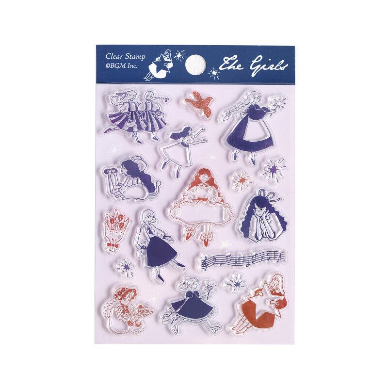 BGM - Clear Stamps - Flying Girl