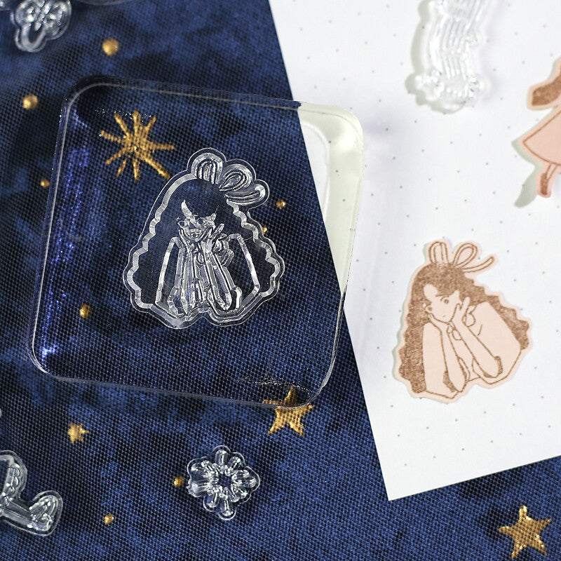 BGM - Clear Stamps - Flying Girl