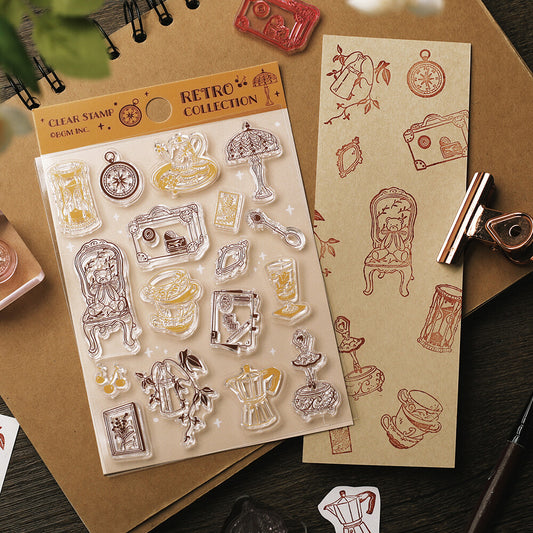 BGM - Clear Stamps - Retro Collection