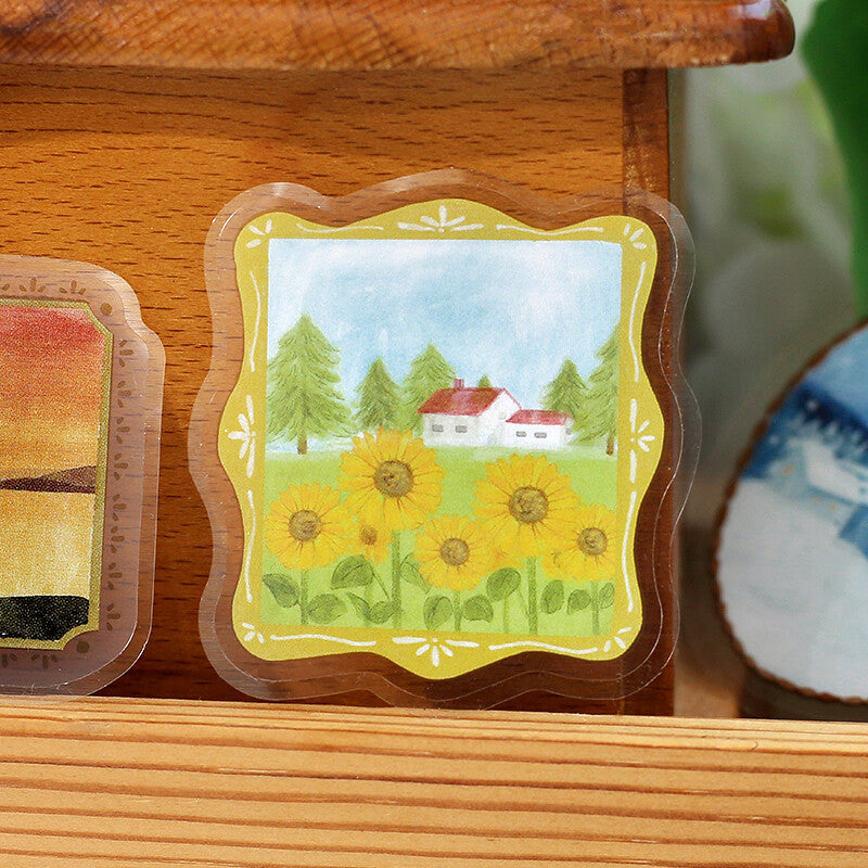 BGM Clear Seal Stickers - Brooch - Landscape