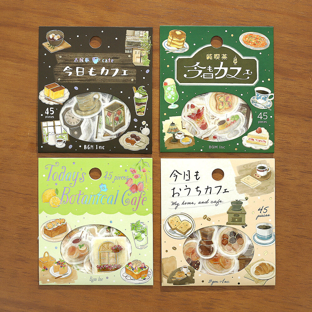 BGM - Flake Stickers - Today's Cafe - Botanical Cafe