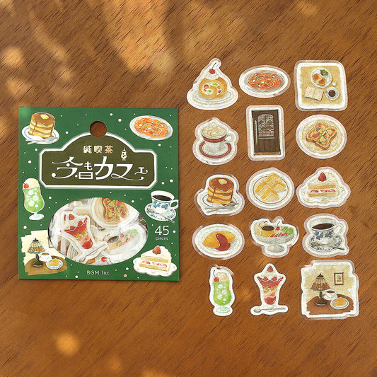 BGM - Flake Stickers - Today's Cafe - Traditional Coffee Shop