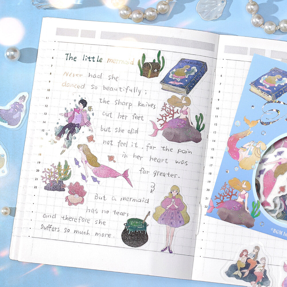 BGM Fairy Tale Flake Stickers - The Little Mermaid