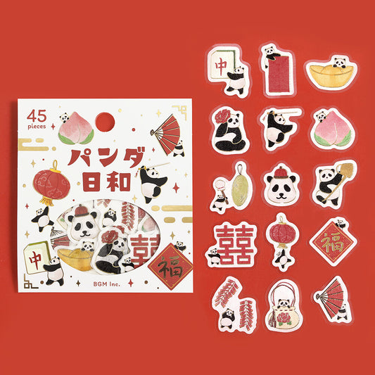 BGM - Flake Stickers - Panda's Day - China