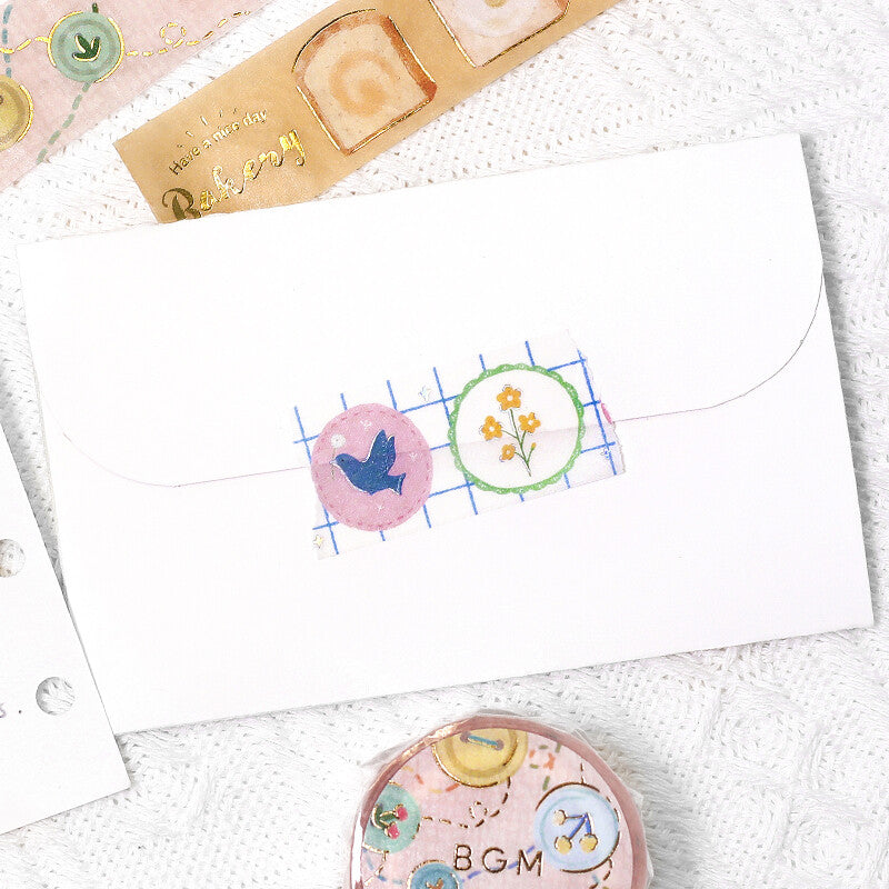 BGM Washi Tape - Life - Brooch
