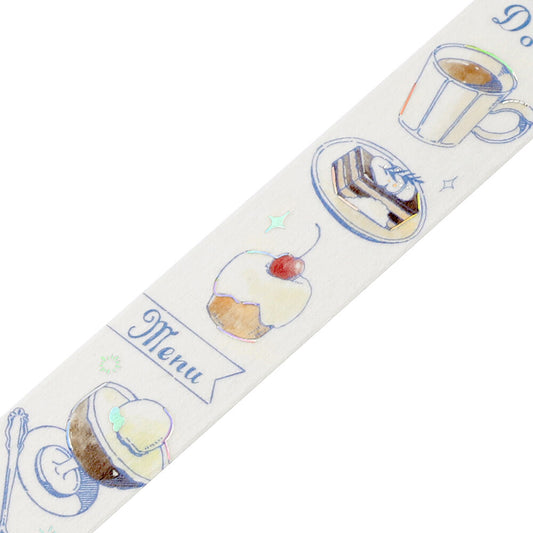 BGM Washi Tape - Travel Cafe Diary - Mocha