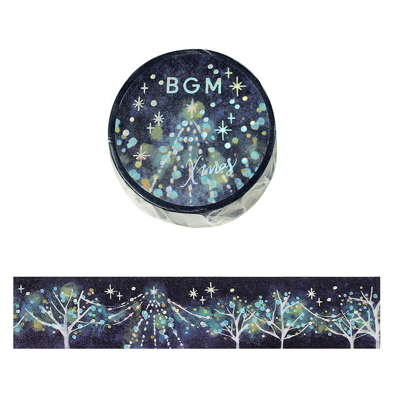 BGM Washi Tape - Christmas Limited - Illumination