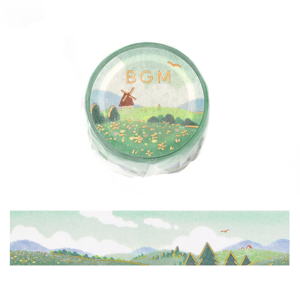 BGM Washi Tape - Dreamscape - Field