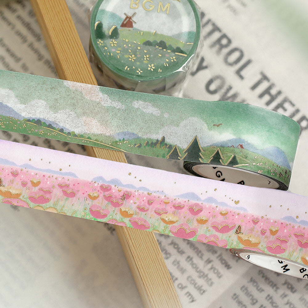 BGM Washi Tape - Dreamscape - Field