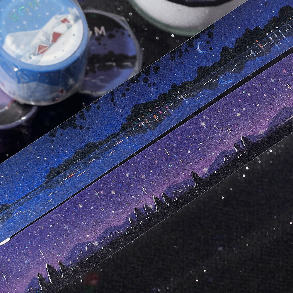 BGM Washi Tape - Dreamscape - Starry Sky