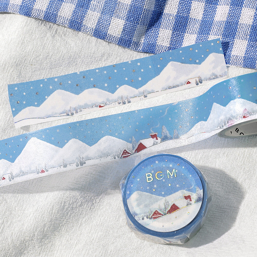 BGM Washi Tape - Dreamscape - Snow Country