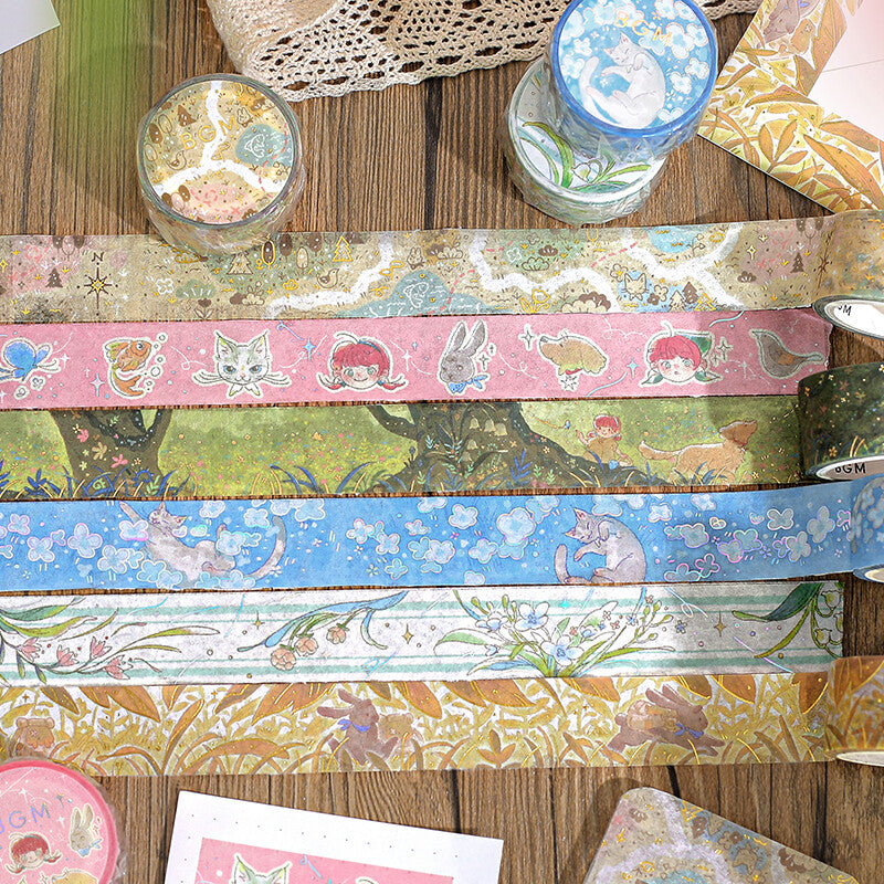 BGM Washi Tape - Fushigina Tabi - Mysterious Journey - Friends