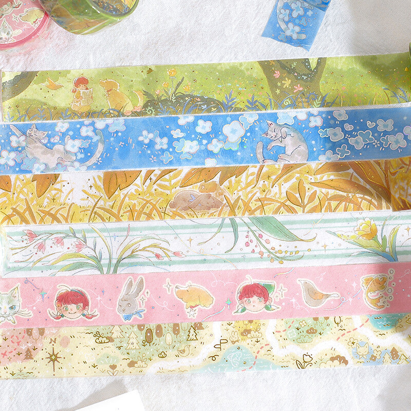 BGM Washi Tape - Fushigina Tabi - Mysterious Journey - Friends