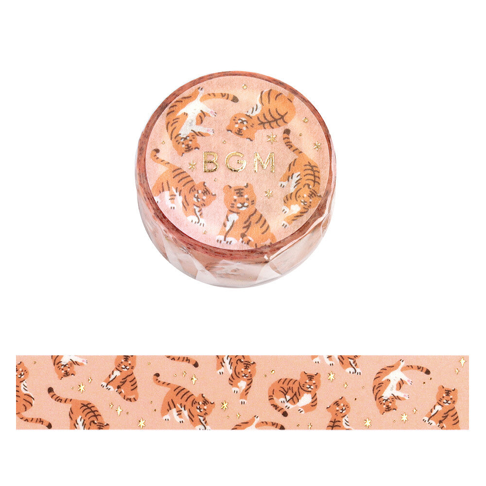 BGM Washi Tape - I Love Tigers