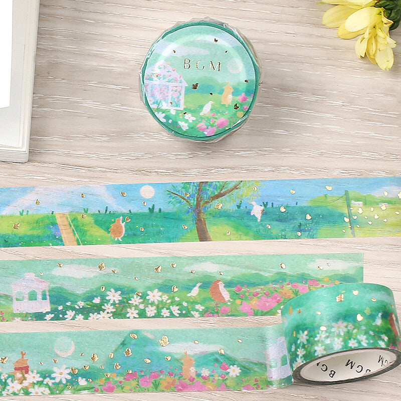 BGM Washi Tape - Little World - Wind Flower Garden