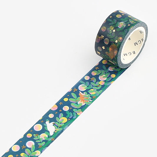 BGM Washi Tape - Little World - Starry Night Forest