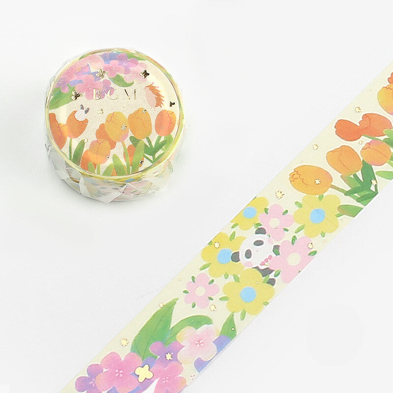 BGM Washi Tape - Little World - Tulip Field