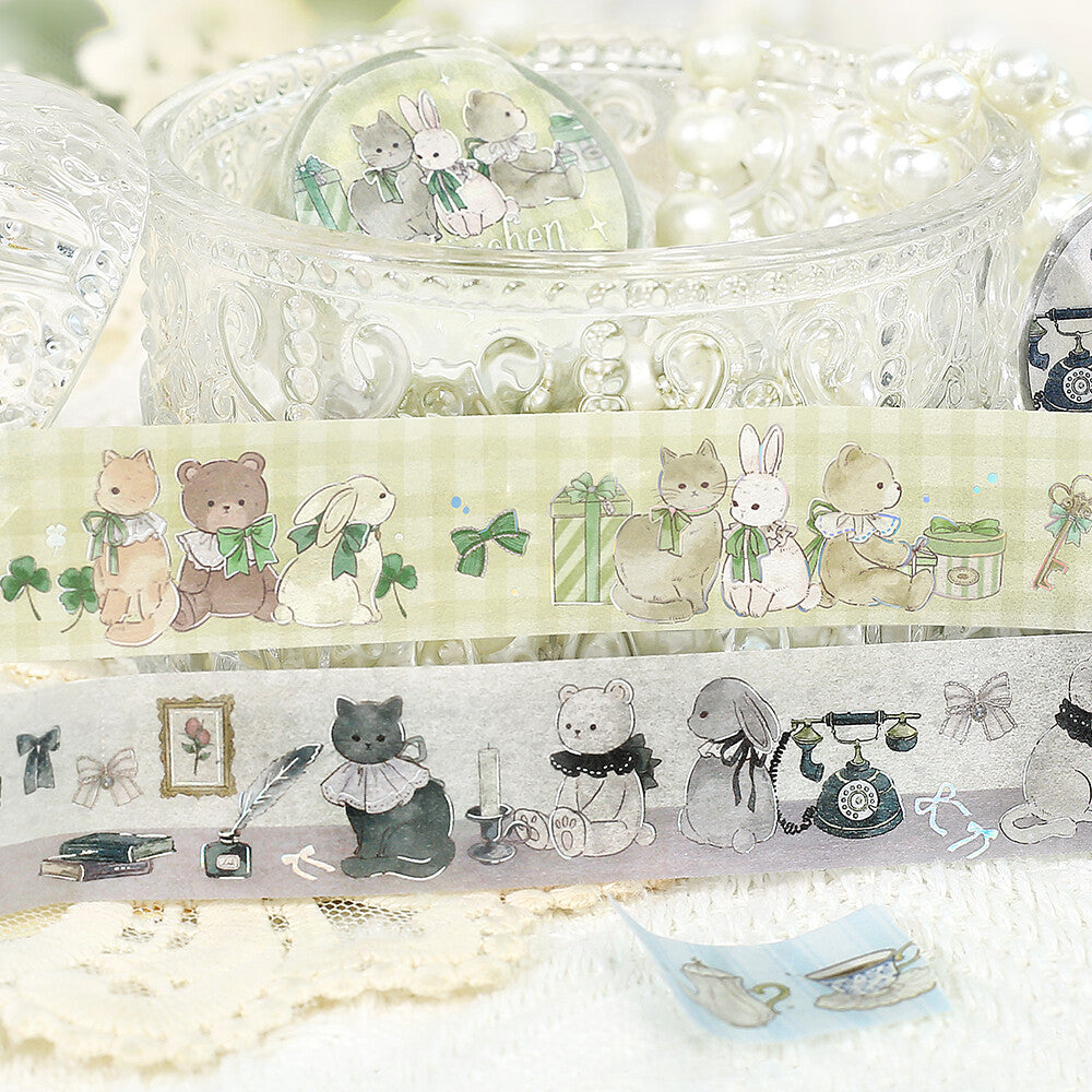 BGM Washi Tape - Marchen (Fairy Tale) Party - Silver
