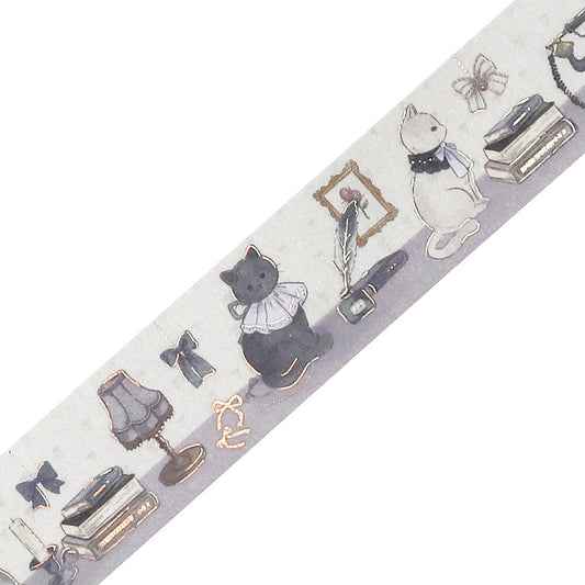BGM Washi Tape - Marchen (Fairy Tale) Party - Silver