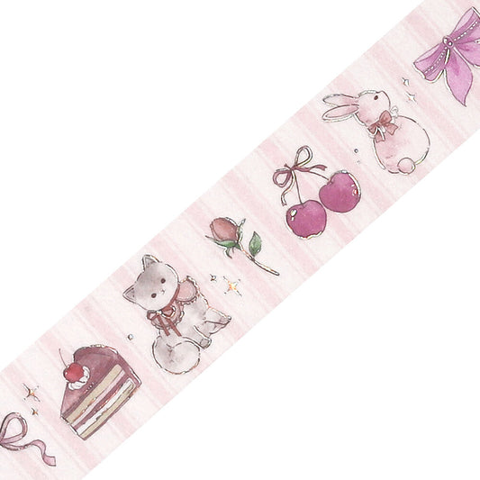 BGM Washi Tape - Marchen (Fairy Tale) Party - Strawberry