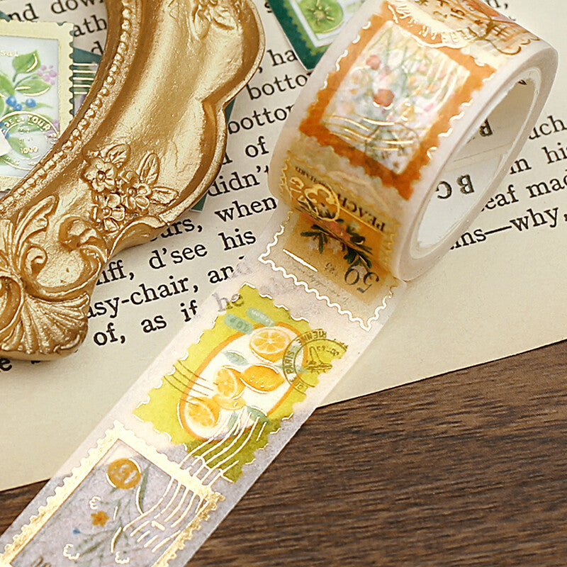 BGM Washi Tape - Post Office - Yellow Plants