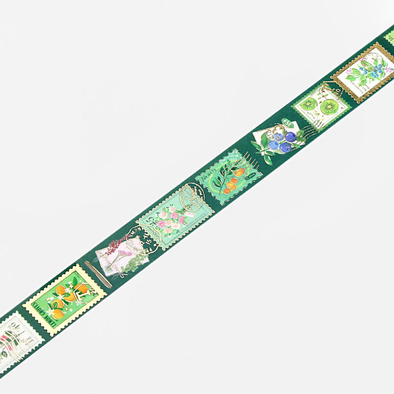 BGM Washi Tape - Post Office - Green Plants